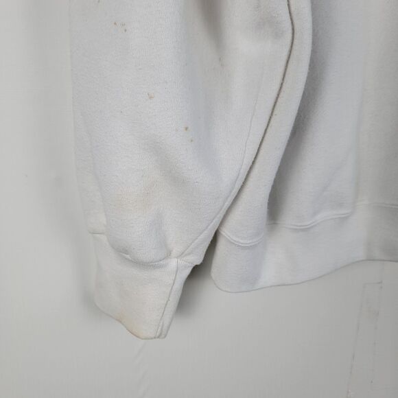 Vintage 80s O'Neal's Fine Ales Ireland Sweatshirt White Size L Made In USA - Picture 16 of 16